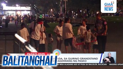 Ilang pamilya at barkada, sa Quirino Grandstand at Rizal Park Luneta nagdiwang ng Pasko | Balitanghali
