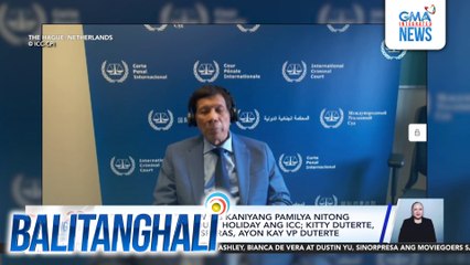FPRRD, hindi nadalaw ng kaniyang pamilya nitong Pasko dahil naka-court holiday ang ICC; Kitty Duterte nakabisita noong bisperas, ayon kay VP Duterte | Balitanghali