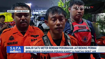 Banjir Hingga 1 Meter Genangi Jatibening Permai, Ratusan Rumah Terdampak | SAPA PAGI