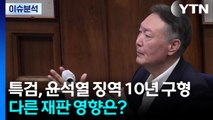 [뉴스나우] 내란특검, 윤석열 징역 10년 구형...다른 재판 영향은? / YTN