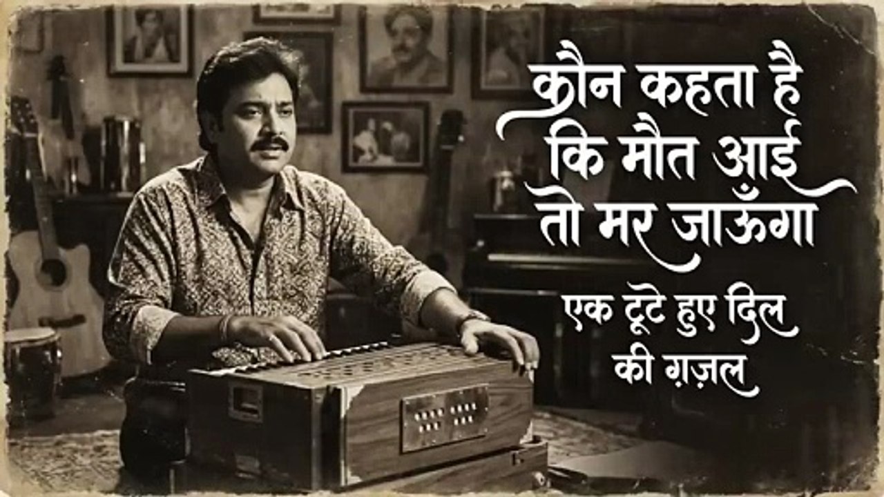 कौन कहता है कि मौत आई तो मर जाऊँगा एक टूटे हुए दिल की ग़ज़ल Bezubaan Ishq Shayar #ghazal #sadghazal