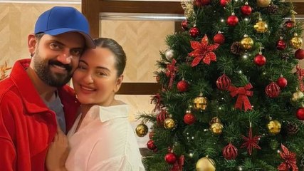 Sonakshi और Zaheer ने कुछ इस अंदाज में मनाया Christmas!