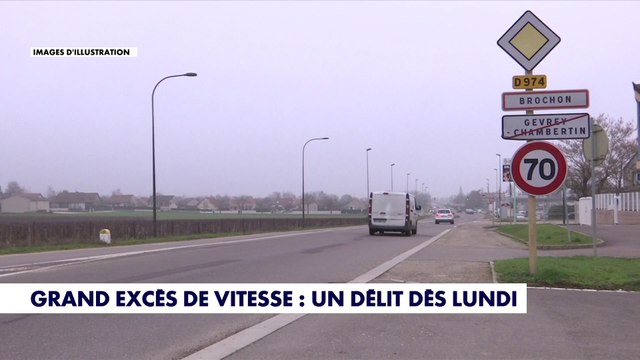 Grand excès de vitesse : un délit dès lundi