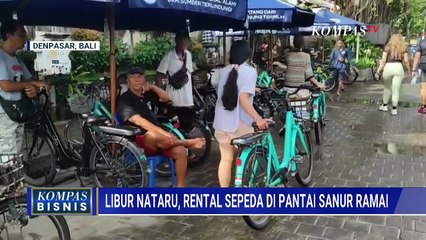 Libur Nataru, Sewa Sepeda di Sanur Bali Naik hingga 50 Persen | SAPA PAGI
