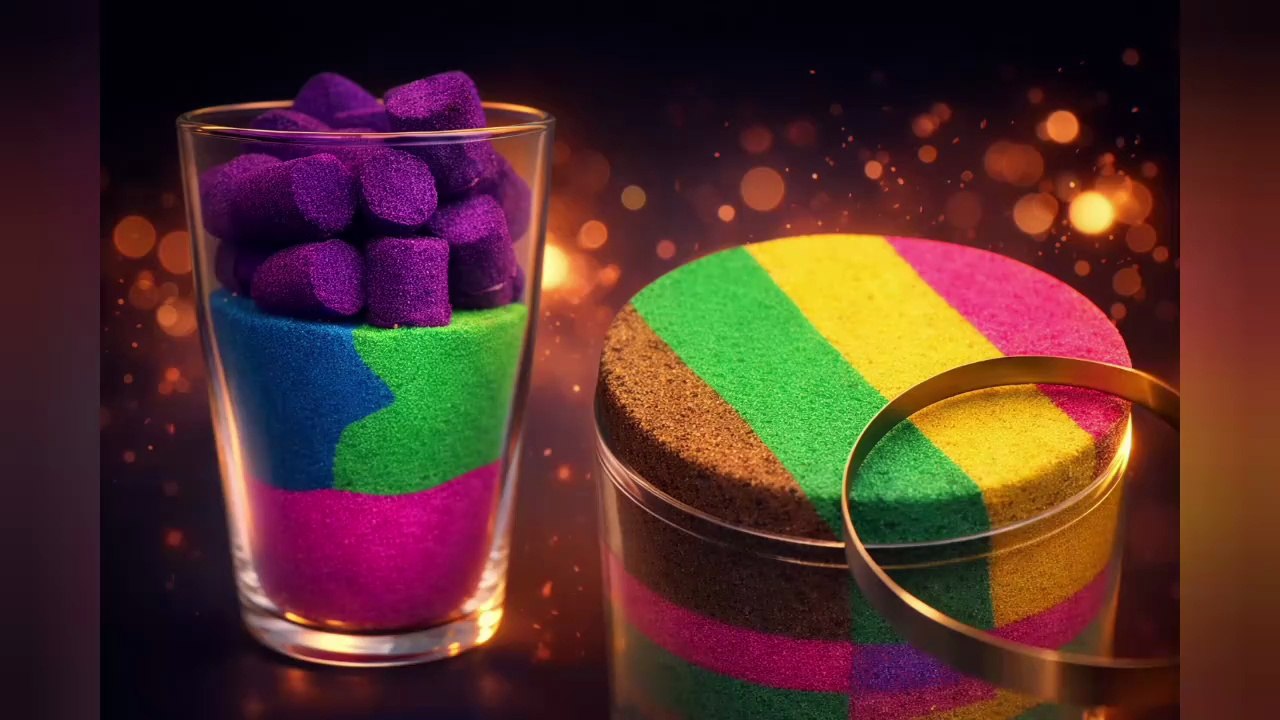 Ultra Smooth Sand Slicing – Perfect Lines ASMR #055
