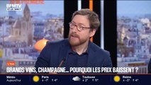 BFM éco : Grands vins, champagne... pourquoi les prix baissent ? - 26/12