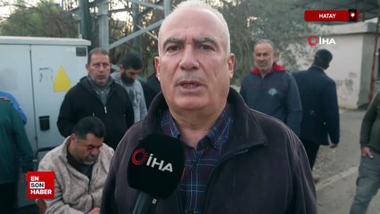 Hatay'da elektrik tellerinin bomba gibi patladığı anlar vatandaşları tedirgin etti