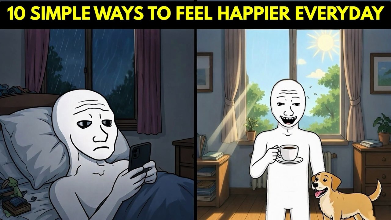 10 Simple ways to feel happier everyday