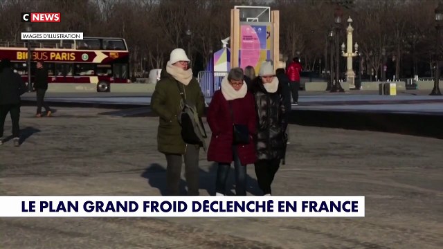 Le plan grand froid déclenché en France avec la chute des températures glaciales