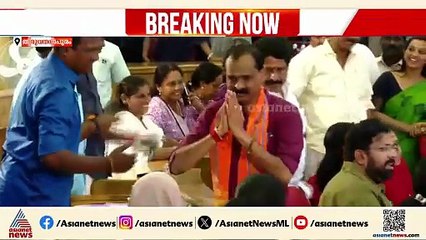 തിരുവനന്തപുരം മേയറായി വി വി രാജേഷിനെ ഔദ്യോഗികമായി പ്രഖ്യാപിച്ച് കളക്ടർ