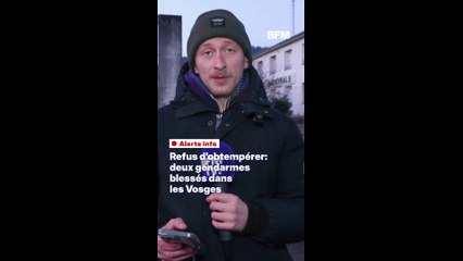 Refus d’obtempérer: deux gendarmes renversés et blessés dans les Vosges, l'automobiliste en fuite