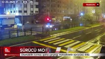 Trabzon'da otomobilin kırmızı ışıkta çarptığı motosikletin sürücüsü öldü