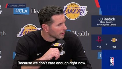 'We don't care enough' - Redick blasts Lakers after Rockets loss