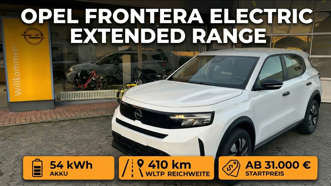 Opel Frontera Electric im Check: Extended Range, 54 kWh, 31.000 € Startpreis