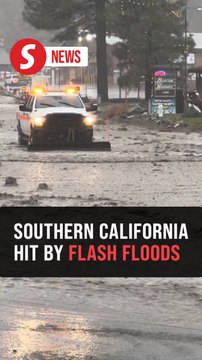 Heavy rains drench Southern California, spawn flash flooding, mud flows