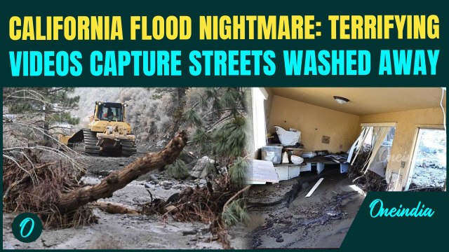 US California Floods MOST DRAMATIC VIDEOS: 3 DEAD As River Storm Triggers Massive Floods In US State