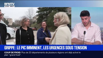 Grippe: Stéphanie Rist, ministre de la Santé, en déplacement à Lyon