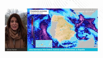 Una borrasca fría traerá nuevas precipitaciones a España