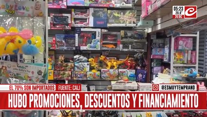 Pese a los descuentos y promociones, la venta de juguetes retrocedió casi un 7%