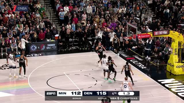 Timberwolves - Edwards arrache la prolongation face aux Nuggets avec un superbe tir à 3 points