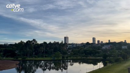 Sol entre nuvens e máxima de 31°C em Cascavel nesta sexta-feira (26)