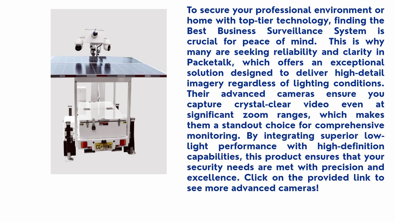 Solar Camera Trailer
