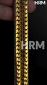 Melting Gold to Finished Cuban chain : The Full Transformation.#hrm #gold #stylish #cuban #tranformation