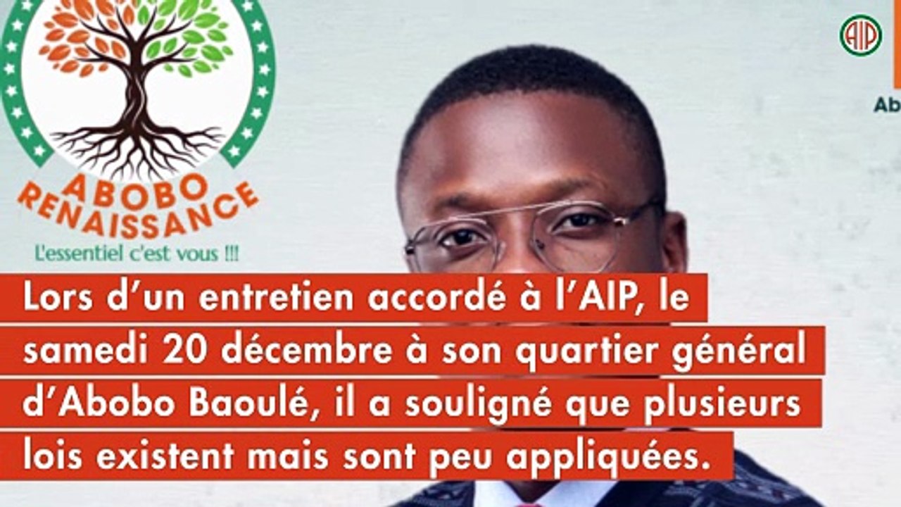 Législatives 2025 à Abobo: le candidat indépendant Koné Zakaria prône l’inclusion des jeunes et des personnes en situation de handicap