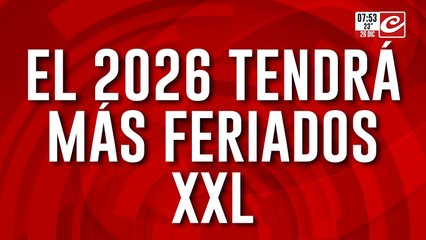 Información para archivar: el 2026 tendrá más feriados extralargos