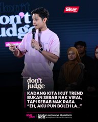 Kadang kita ikut trend bukan sebab nak viral, tapi sebab nak rasa “eh, aku pun boleh la..”