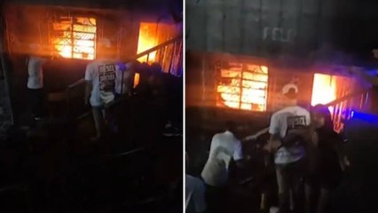 ¿Cómo están los menores que quedaron atrapados en la vivienda que se incendió en Medellín?