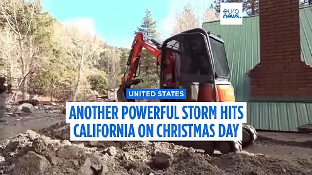 California storm eases but flooding and avalanche risks remain high