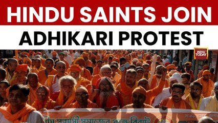 Suvendu Adhikari Leads Protest at Bangladesh Dy High Commission Over Dipu Das Lynching