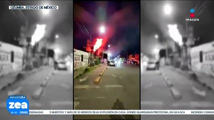 Explosión de pirotecnia deja a dos lesionados en Ozumba, Estado de México