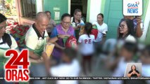 Mga pang-noche buena at laruan, inihatid ng GMAKF sa mga nilindol bago magpasko | 24 Oras