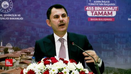 Murat Kurum: Deprem bölgesine 75 milyar doları aşan yatırım yaptık