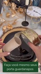 DIY Napkin Holder Tutorial via: @patriciasilvabonfim