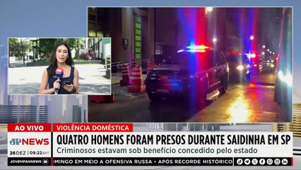 Saidinha: Quatro detentos são presos por violência doméstica em SP