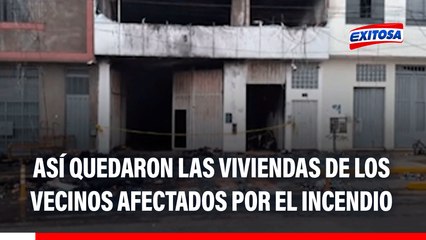 Incendio en el Rímac: Así quedaron las viviendas de los vecinos afectados por el siniestro