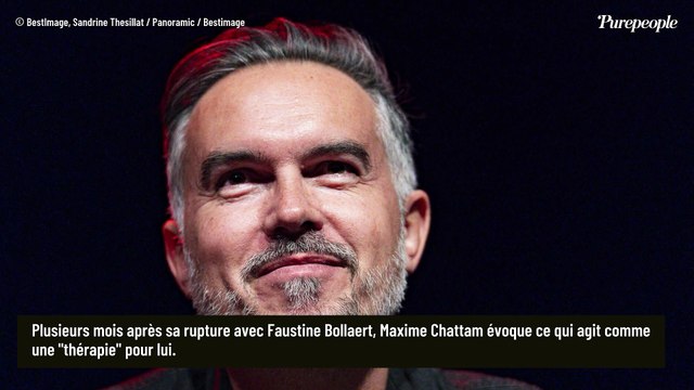 Plusieurs mois après sa rupture avec Faustine Bollaert, Maxime Chattam évoque ce qui agit comme une thérapie pour lui