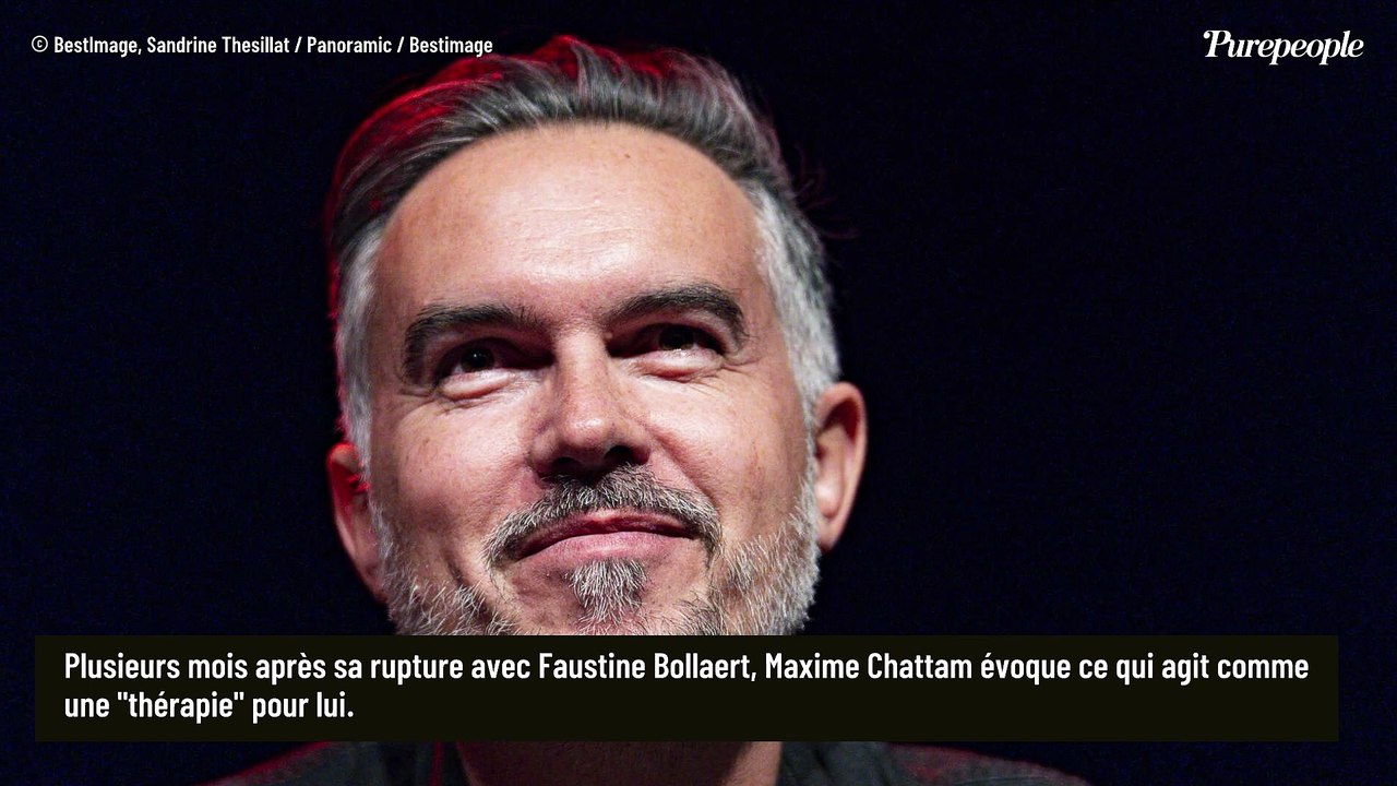 Plusieurs mois après sa rupture avec Faustine Bollaert, Maxime Chattam évoque ce qui agit comme une "thérapie" pour lui