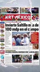 📰📍 Te presentamos #LasPortadas de #NRTMéxico de este viernes 26 de diciembre de 2025.