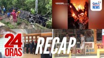 24 Oras: (Part 1) Bus, nahulog sa bangin; 4 patay | Sumabog na imbakan ng paputok, 2 patay | DOH — dapat panagutin ang mga magulang ng mga batang nagpapaputok, atbp.