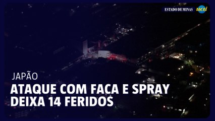 Ataque com faca e spray deixa 14 feridos no Japão