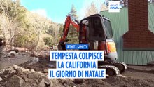 Stati Uniti: tempesta in California si attenua ma resta alto il rischio di inondazioni e frane