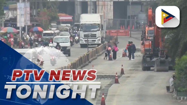 Ongoing asphalt overlay of DPWH causes traffic congestion along parts of EDSA, Taft Avenue; DPWH chief says EDSA rehab to take 8 months, not 2 years as earlier projected