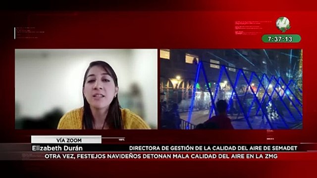 Elizabeth Durán habla sobre festejos navideños que detonan mala calidad del aire en la ZMG