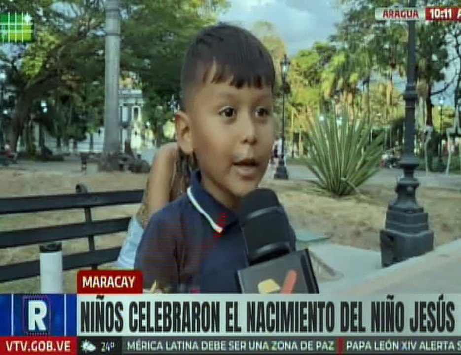 Niños y niñas del estado Aragua celebraron en un ambiente de paz y unión la llegada del Niño Jesús