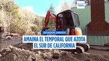 Amaina el temporal en California, pero el riesgo de inundaciones y aludes sigue siendo alto