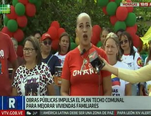 Plan Techo Comunal impulsa las obras públicas y continúa con la mejora de viviendas en Monagas